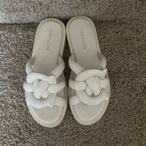 Coach Leather Sandals